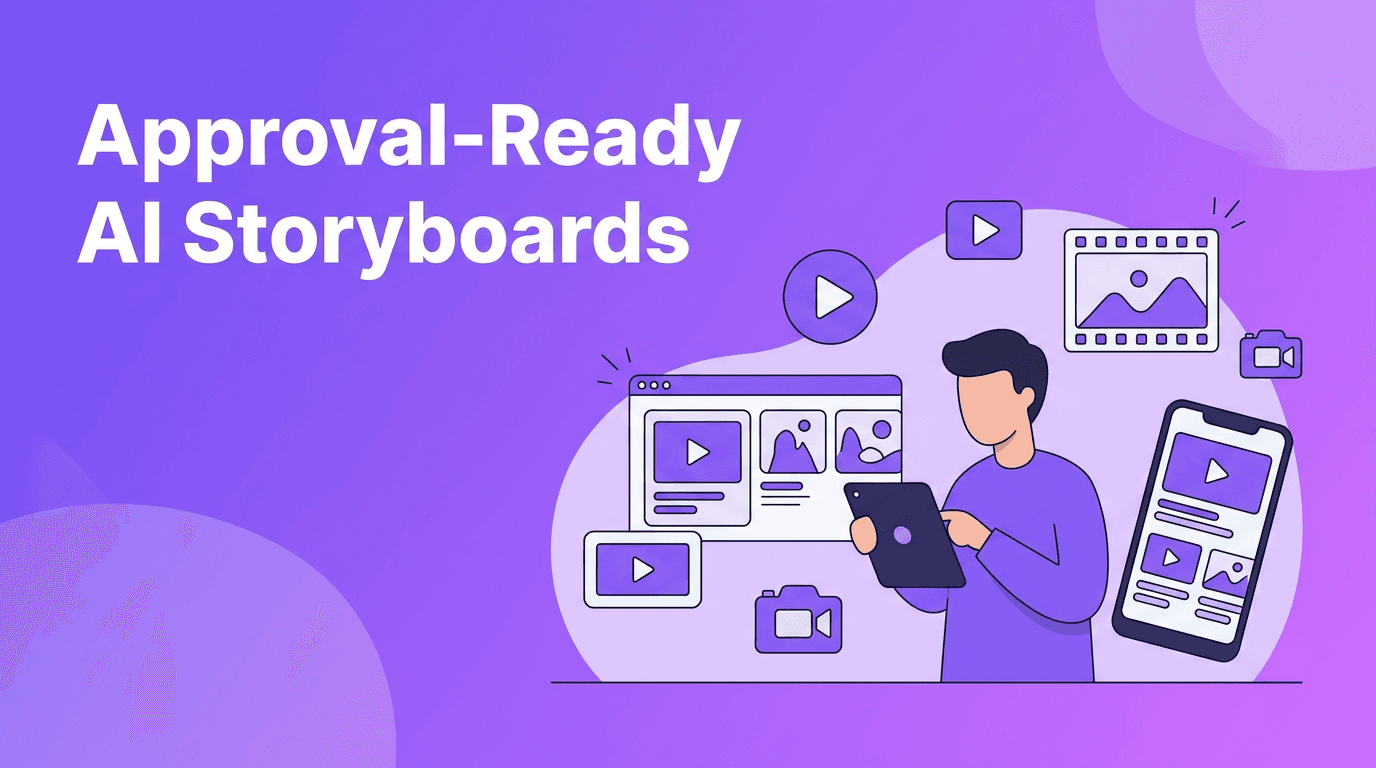 AI video storyboard maker for approval-ready client previews